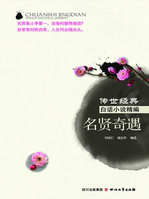 cover image of 传世经典白话小说精编：名贤奇遇